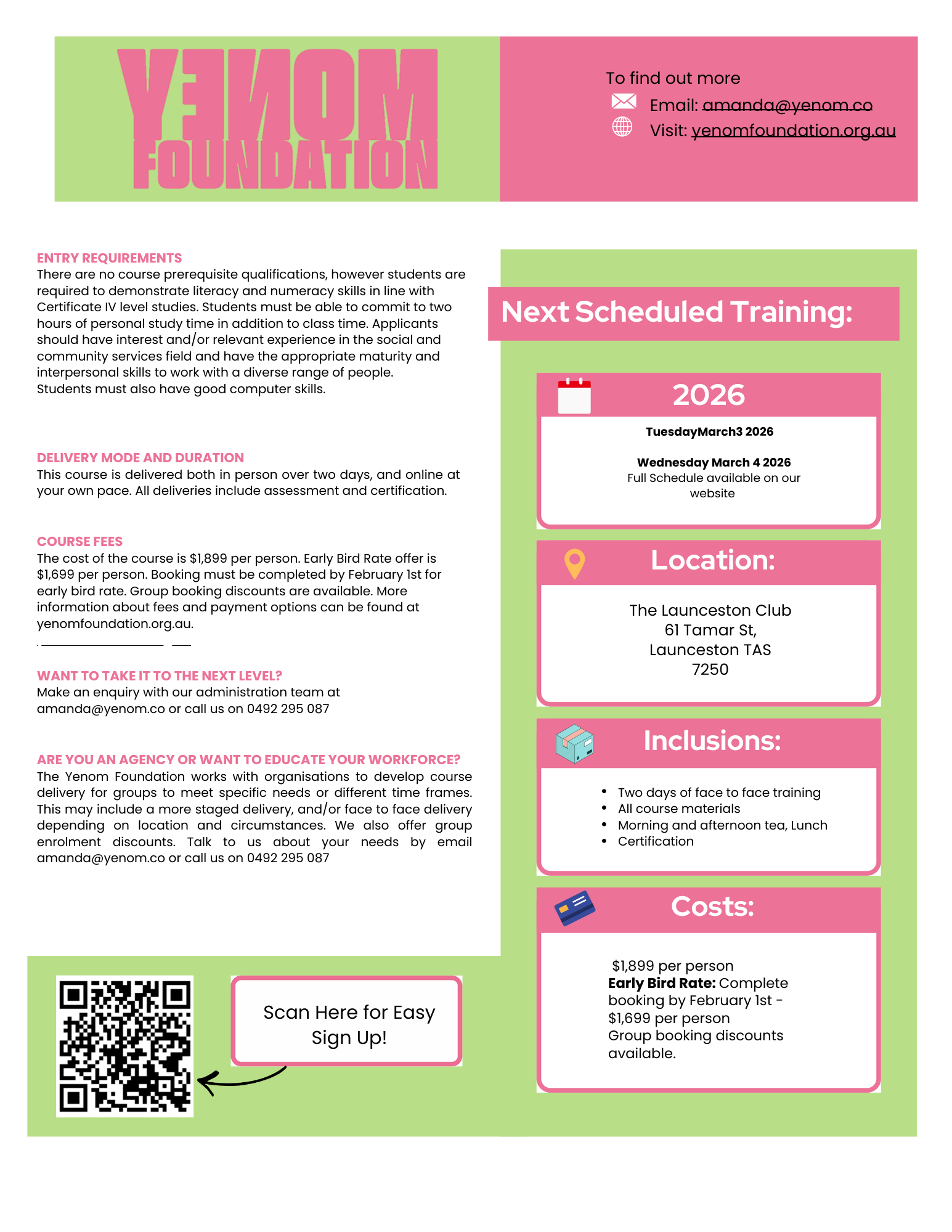yf cert iii flyer tas 2026 2
